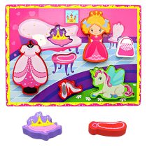 Doll Accessories and Unicorn Wooden Board