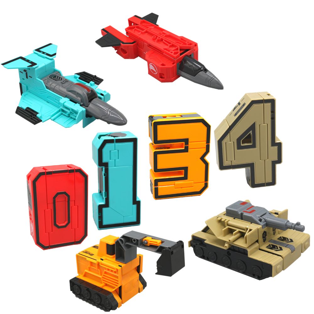 Numeric Troopers Transformable Blocks 0,1,3,4