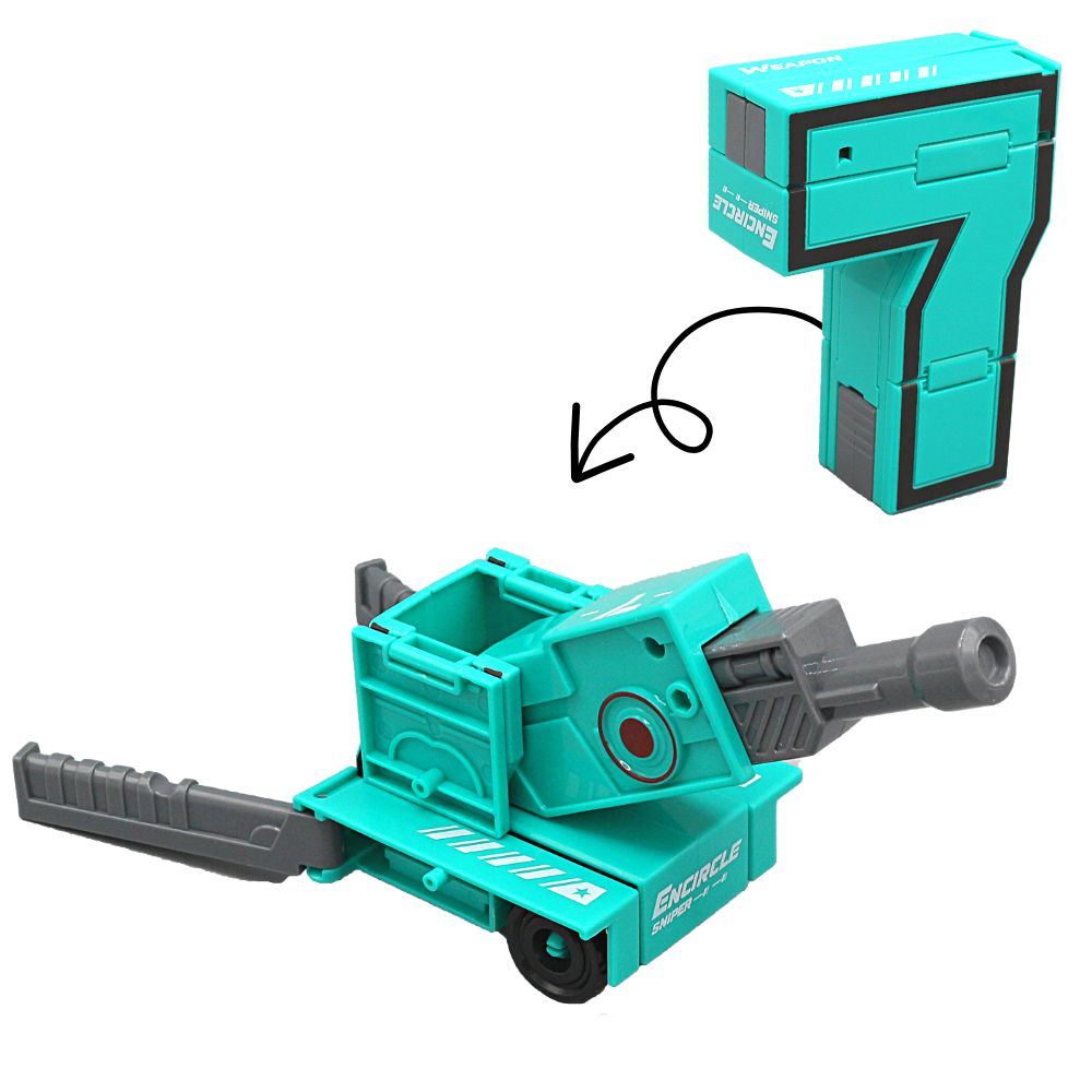 Numeric Troopers Transformable Blocks 5-9 (3)