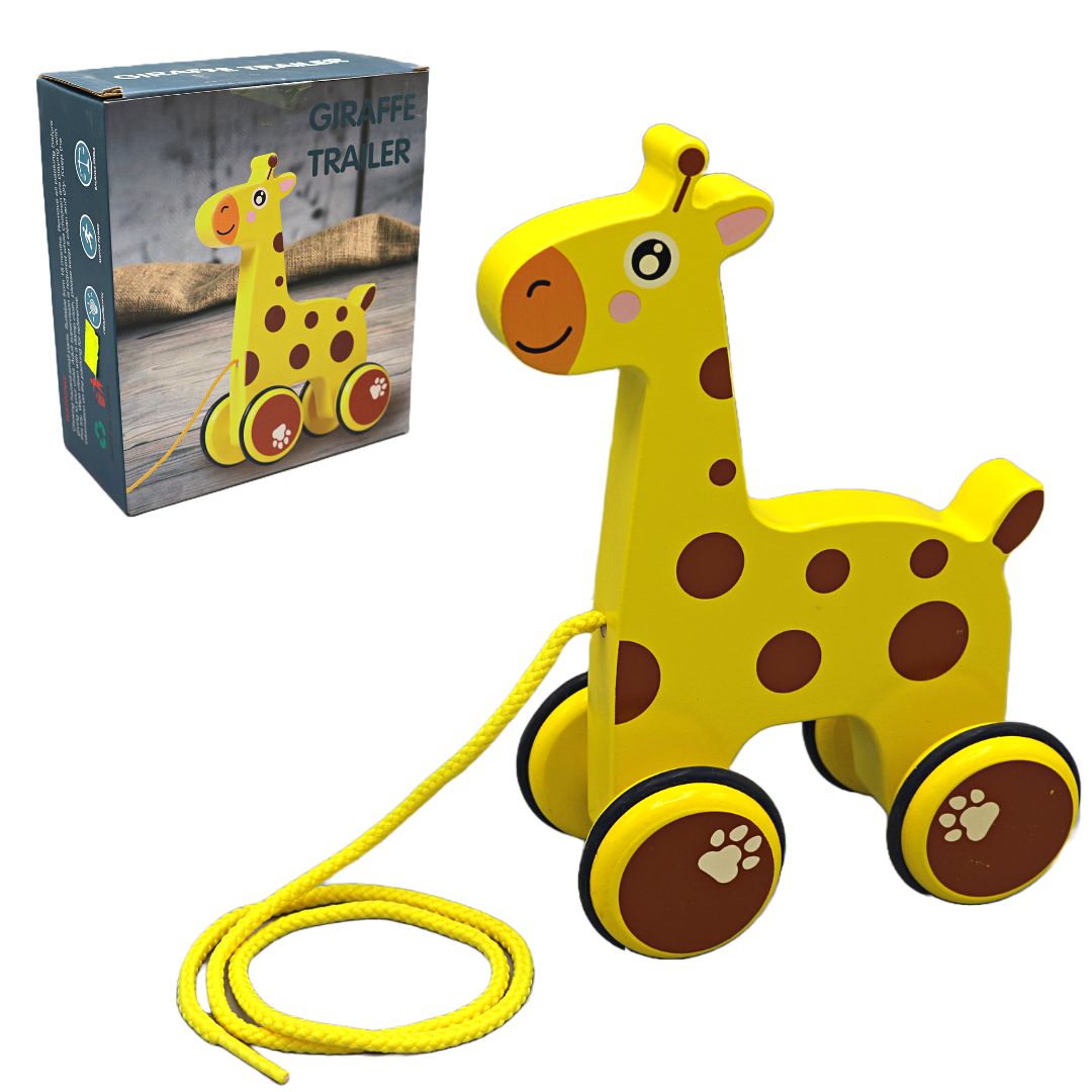 wooden trailer-giraffe
