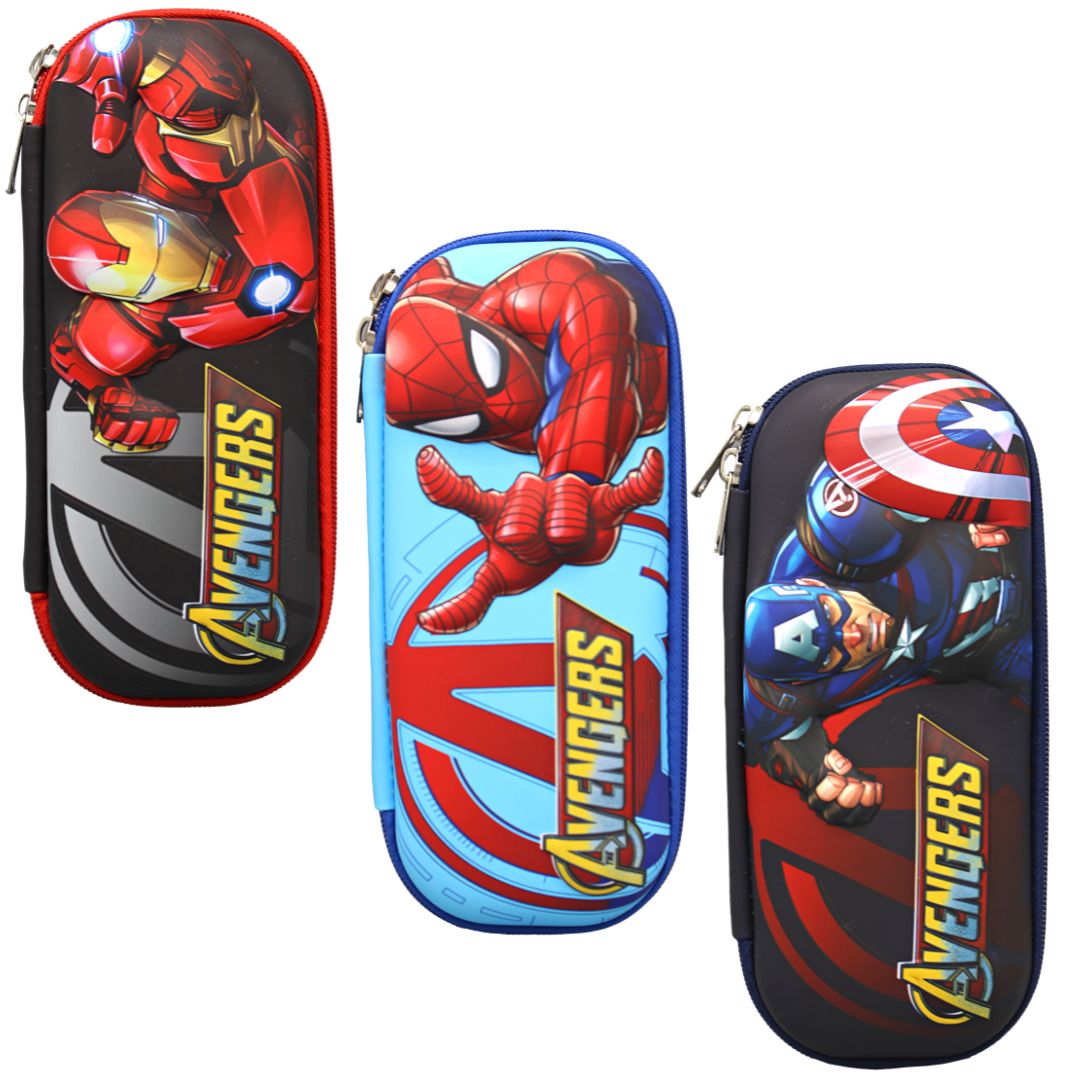3D Embossed Avengers Geometry Box/Pouch