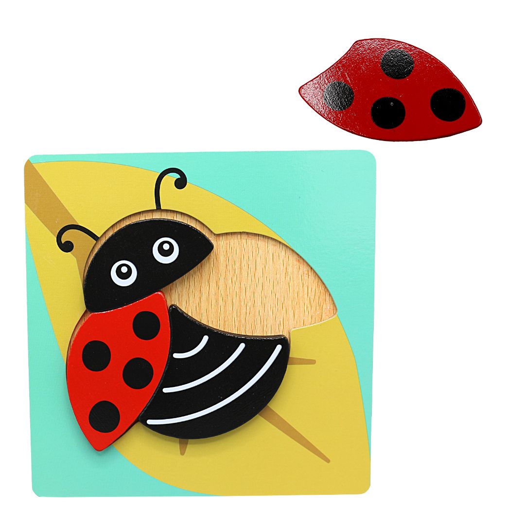 3D Shapes Wooden Board Small(Birds+Insect) (3)