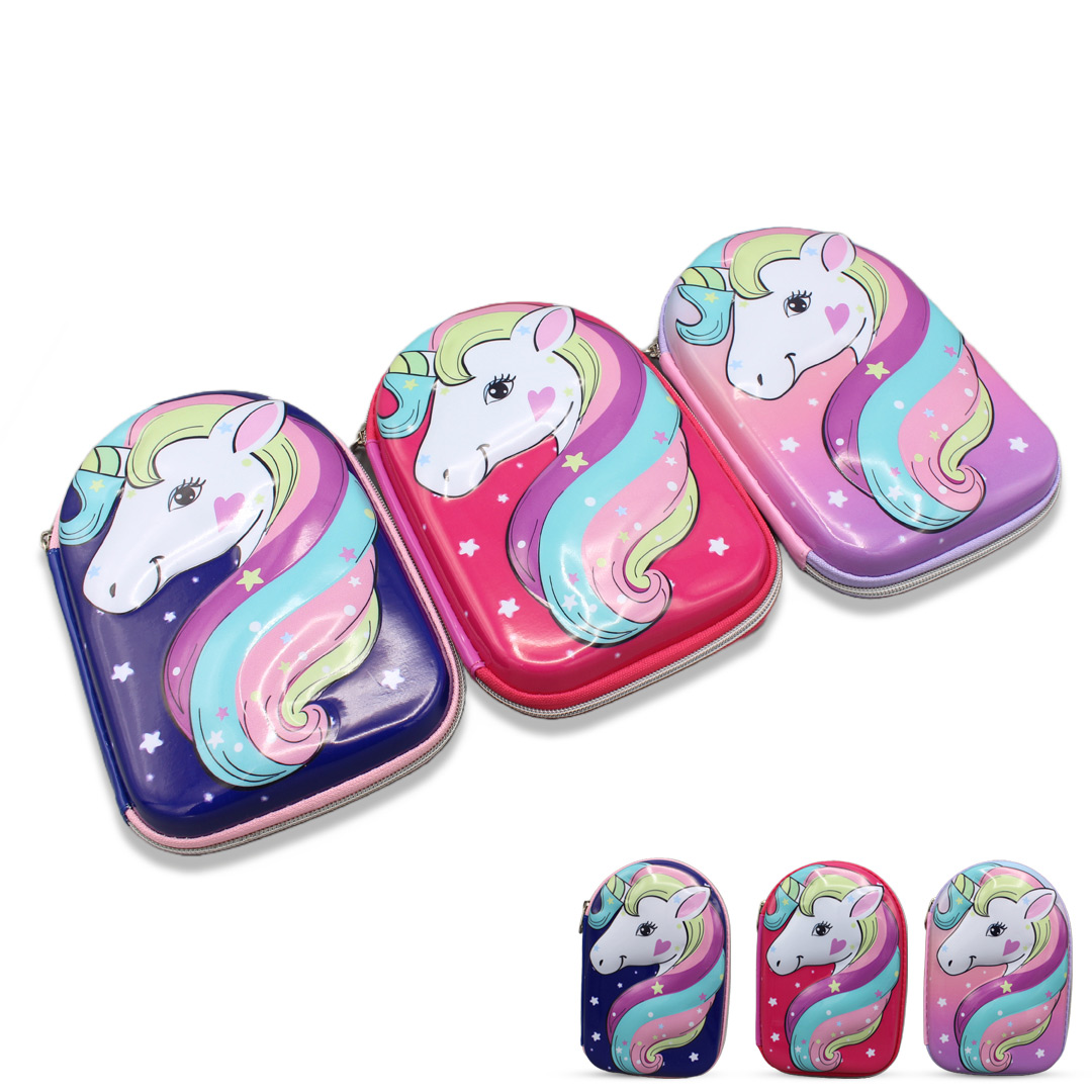 Unicorn 3D Embossed Pouch/Geometry Box 863
