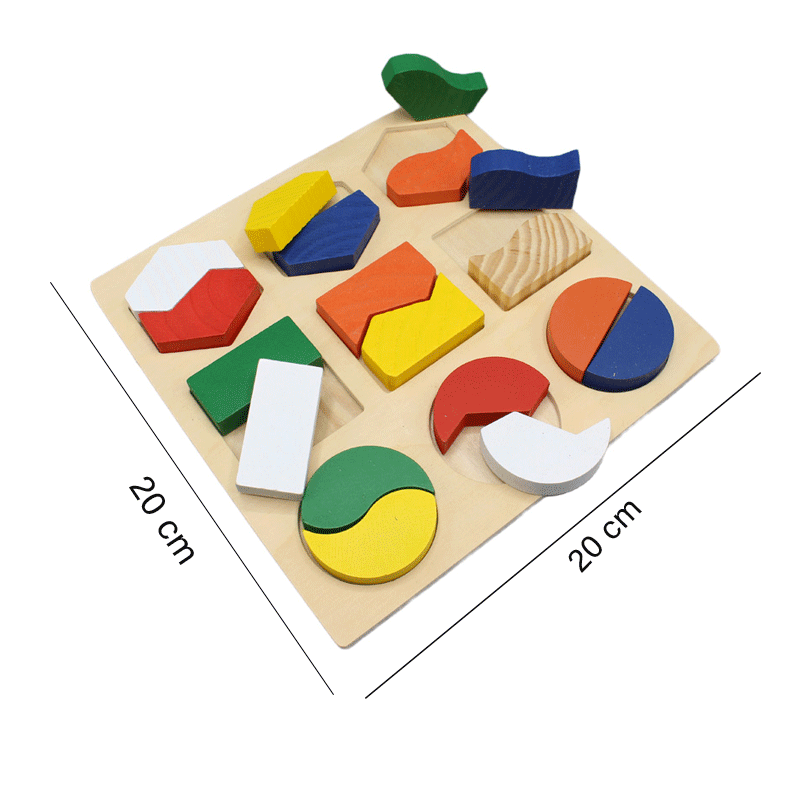 Geometric Shape Jigsaw Puzzle Board 800